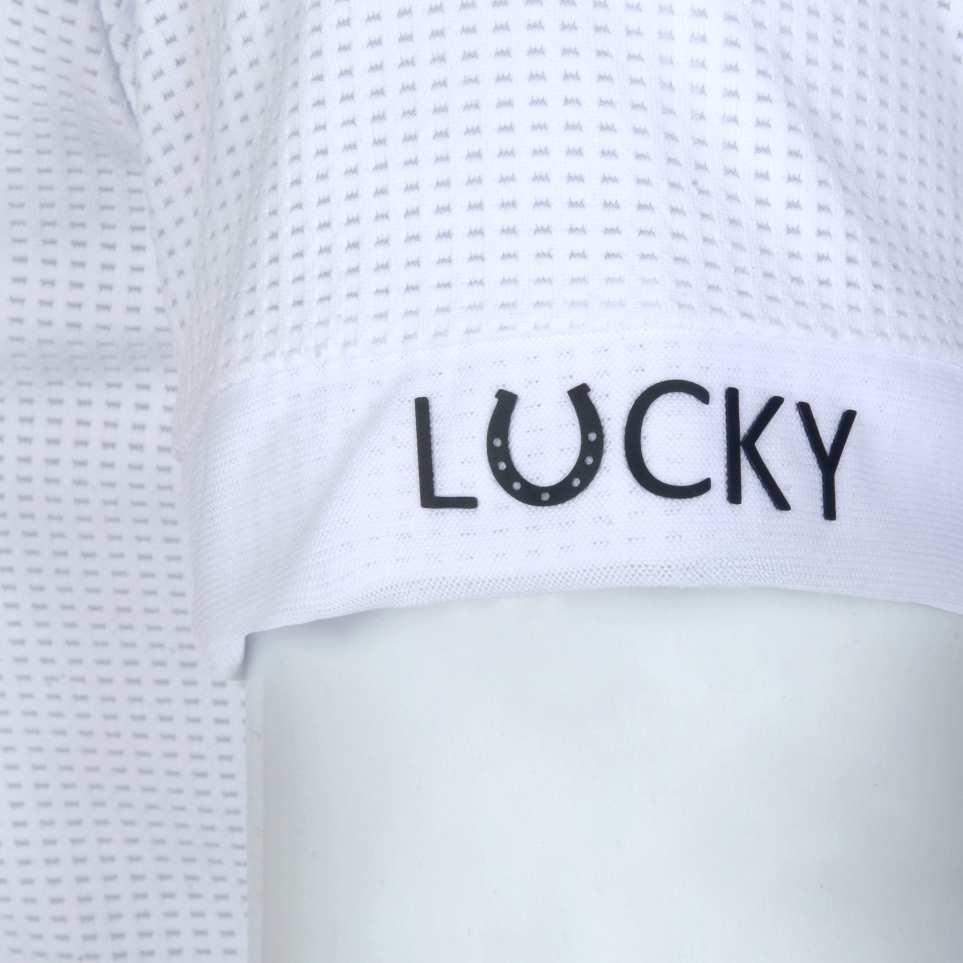 Blusa Prova Hipismo Sport Air SS Branca - Lucky_U Riders