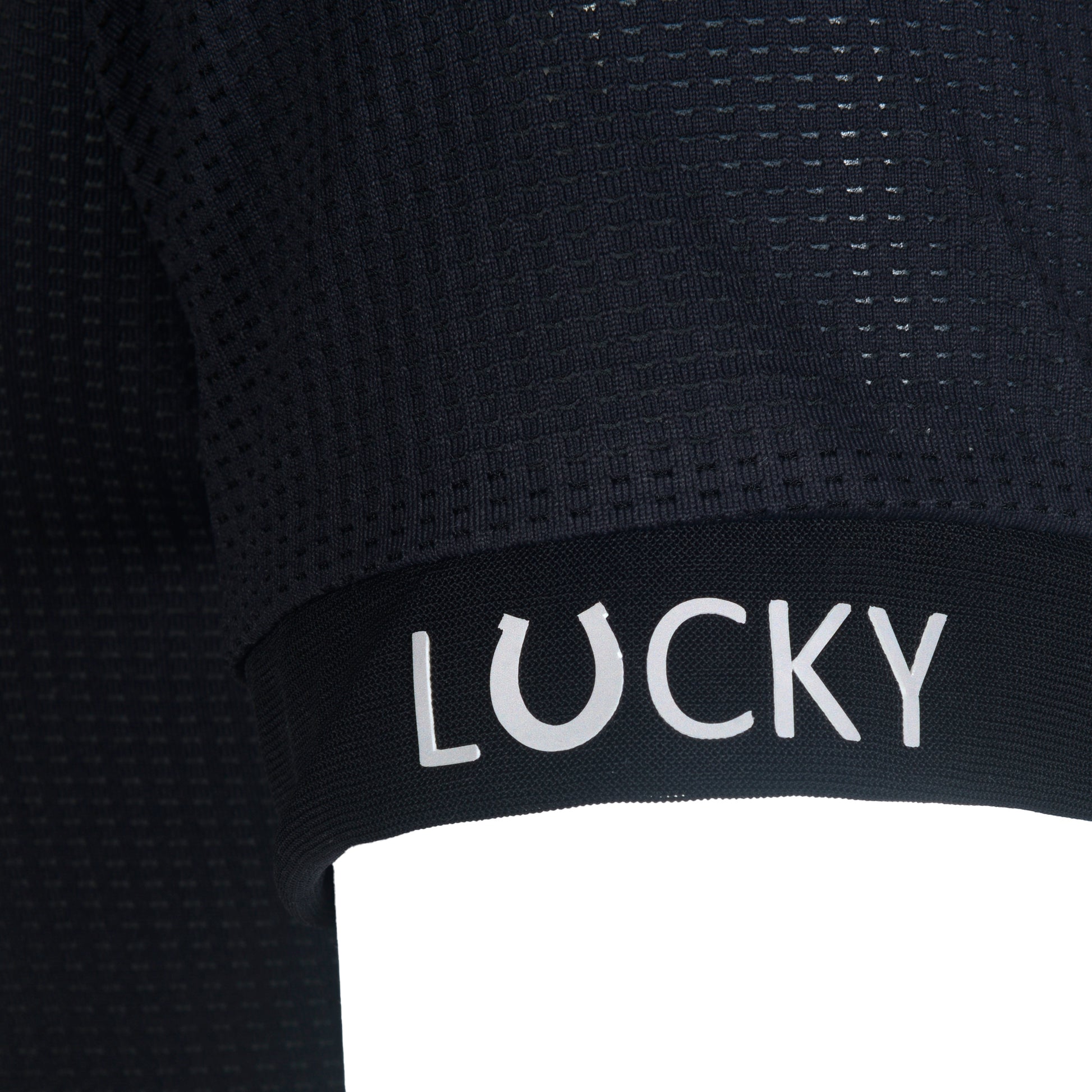 Blusa Prova Hipismo Sport Air SS Preta - Lucky_U Riders