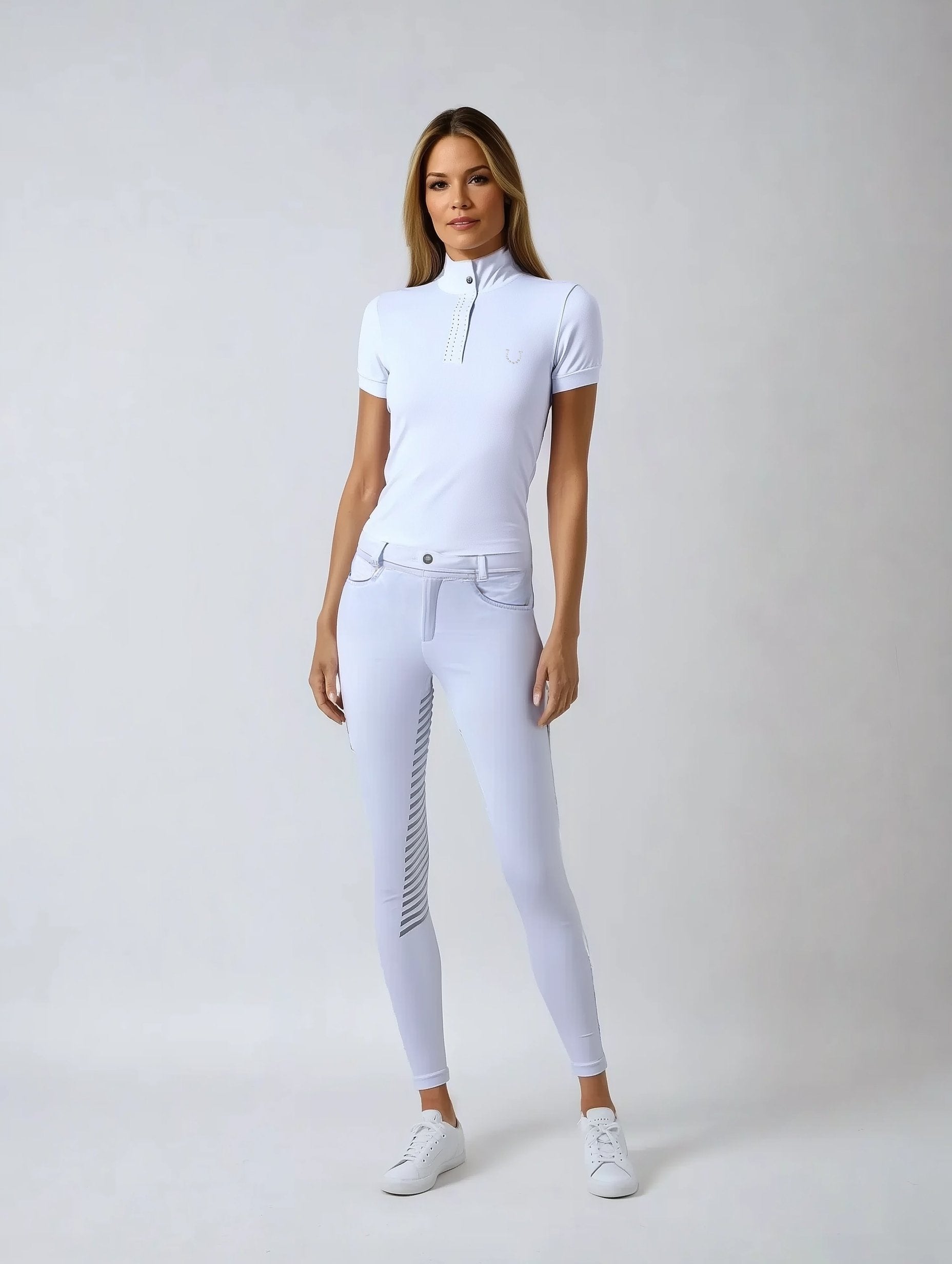 Culote Prova Hipismo - New Breeches Branco - Lucky_U Riders