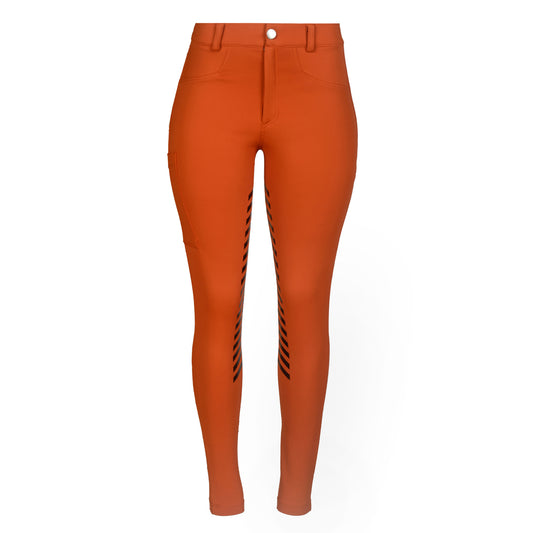 Culote Treino Hipismo - New Breeches Tijolinho - Lucky_U Riders