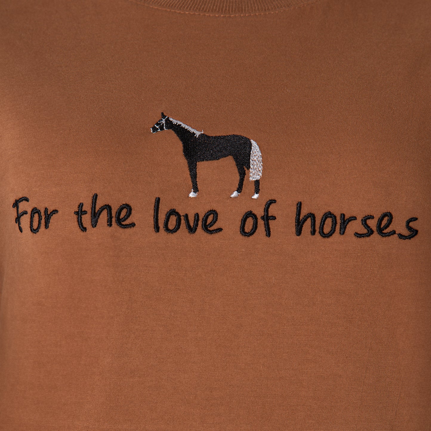 T-Shirt Love of Horses Camel