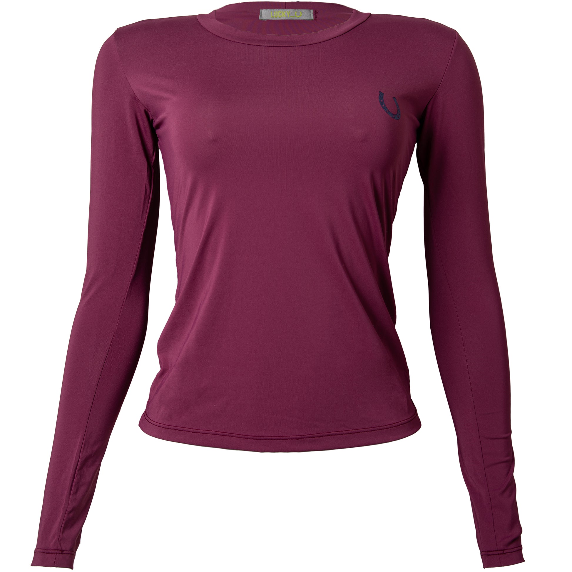 Blusa Treino Hipismo Training Tech LS Magenta - Lucky_U Riders